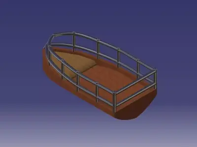 boat ship 3D model