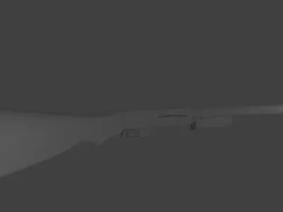Shotgun rifle Free low-poly 3D model