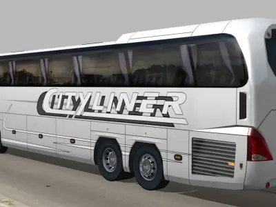 Neoplan bus Cityliner L Low-poly 3D model