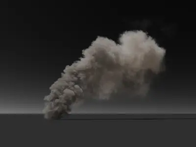 3D Smoke Low Price Series 3D model