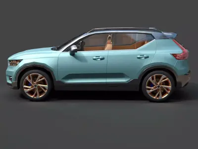 Volvo XC40 Recharge   High Detail Electric SUV 3D model