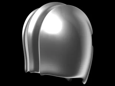 Helmet spartan 3D model