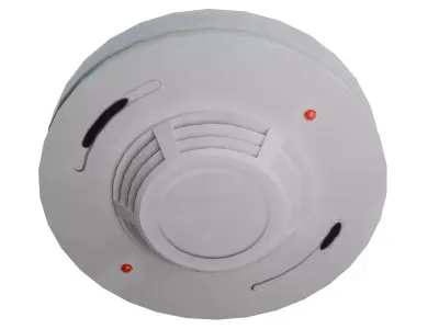Smoke Detector Low-poly 3D model purchase