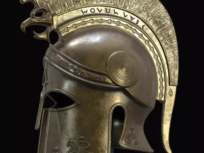 Helm of the Fearless 3D print model