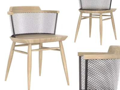 STRAW TUB CHAIR 3D model