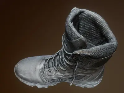 Magnum Elite Spider 8 boot Photogrammetry Free 3D model
