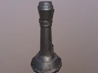 Mine Cauldron 2 Low-poly 3D model