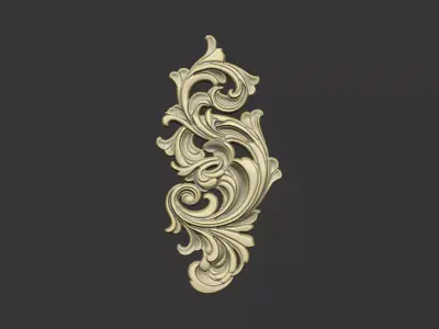 The Gothic Pattern design detail mystery ornate 3D print model