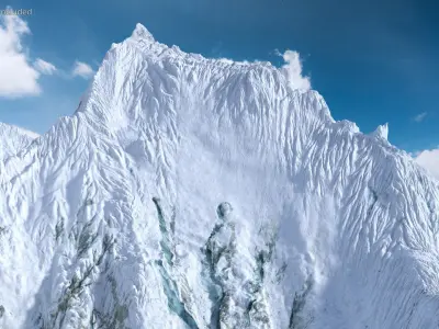 Everest 3D model