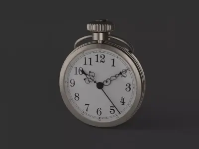 Pocket watch 3D model 3D model