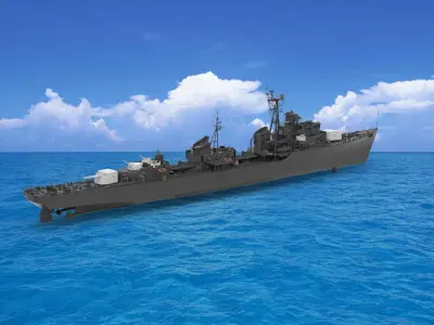 destroyer 3D model