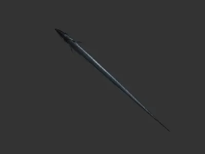 Sea Eel Low-poly 3D model
