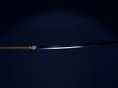 Katana pack Free low-poly 3D model
