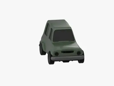 Military Car 3D Illustration 3D model by slabdsgn
