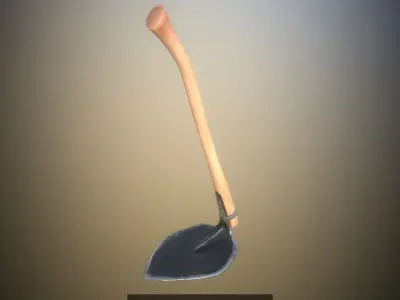 Game Ready Farming Tools Viking Medieval 3D Model Pack