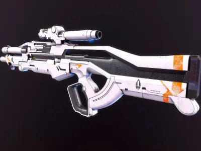 Cerberus M13 Raptor Sniper MASS EFFECT 3D model