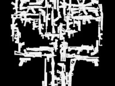 All in one 30 AAA guns collection 3D Model Pack