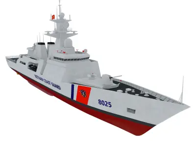 VCG 8025 Vietnam Coast Guard 8025 3D model
