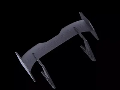 Spoiler bodykit car vehicle industrial 3D model