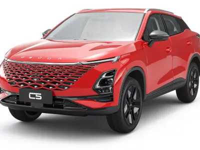 2026 Chery Omoda 5 with Interior Left Hand Drive 3D model