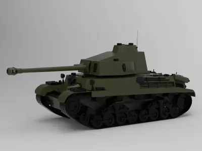 turan tank 3D model