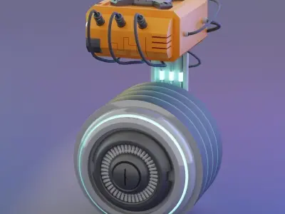 Robot BB-009 Free 3D model