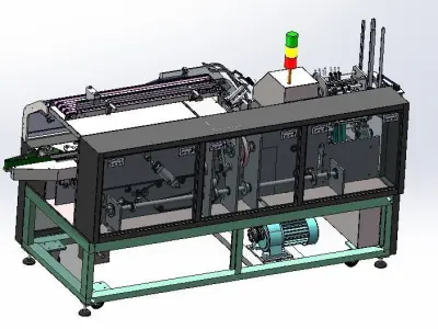 Automatic high-speed cartoning machine  3D model