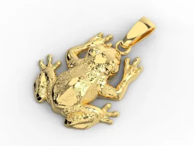 180207 P Frog Toad  3D print model