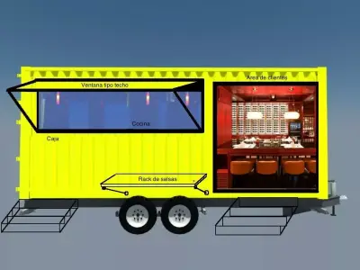 comida movil Free 3D model