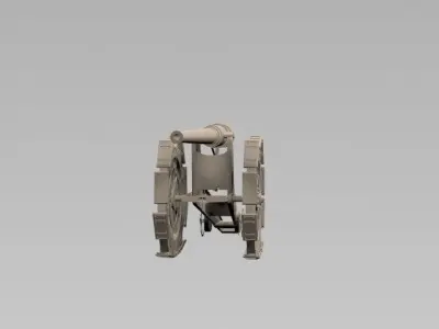 gun bomb 3D model
