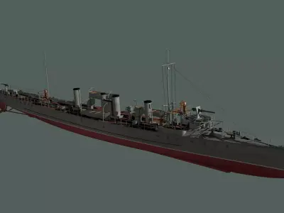 Destroyer Sokol 3D model