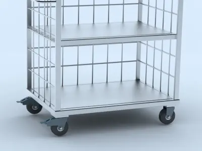 Tool trolley cart 3D model