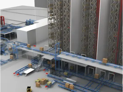 Industry  Low-poly 3D model