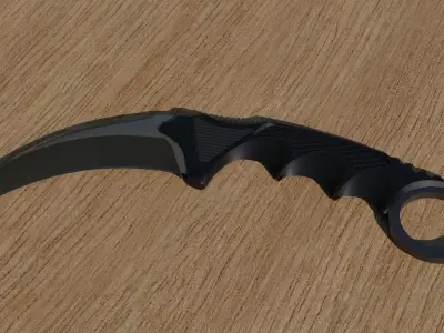 Carambit Knife 3D model