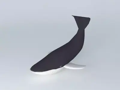 Blue whale Free 3D model