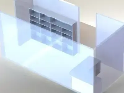 office layout Free 3D model
