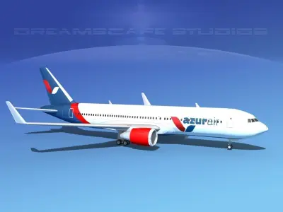 Boeing 767-300 Azur Air 3D model