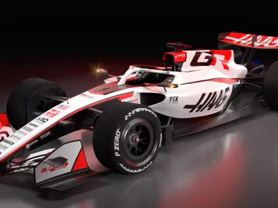 2026 HAAS F1 Showcar plus Photoshop files 3D model