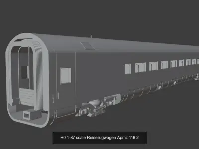 Metropolitan ICE train set 3D Model Pack