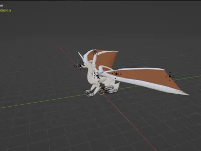 flying Dragon 3D model