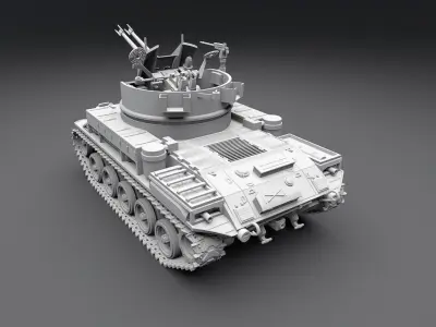 M42 Duster Scale model 3D print model