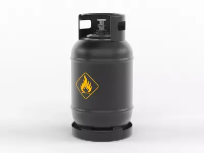 Gas Cylinder 3D model shop