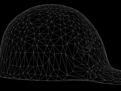 Roman legionary helmet - Coolus Low-poly 3D model