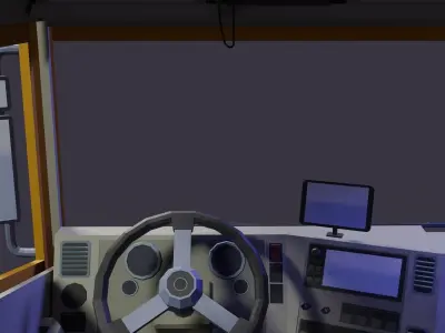 Low Poly Truck Low-poly 3D model from CGTrader - Low-poly