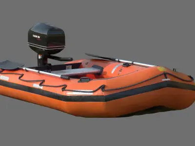 RESCUE BOAT  3D model