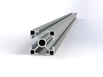 Aluminium construction profile 30x30 3D model