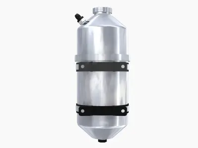 Aviaid Dry Sump Oil Tank Low-poly 3D model