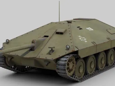 Marshal Maresal Tank Hunter 3D model