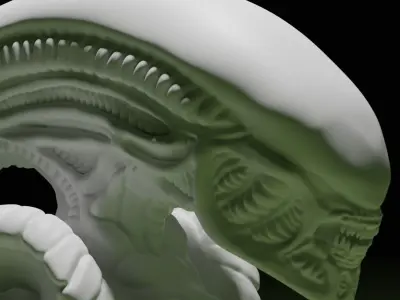 Xenomorph 3D-Print Ready 3D print model
