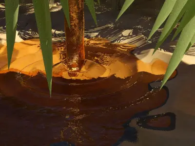 tea river 3D model
